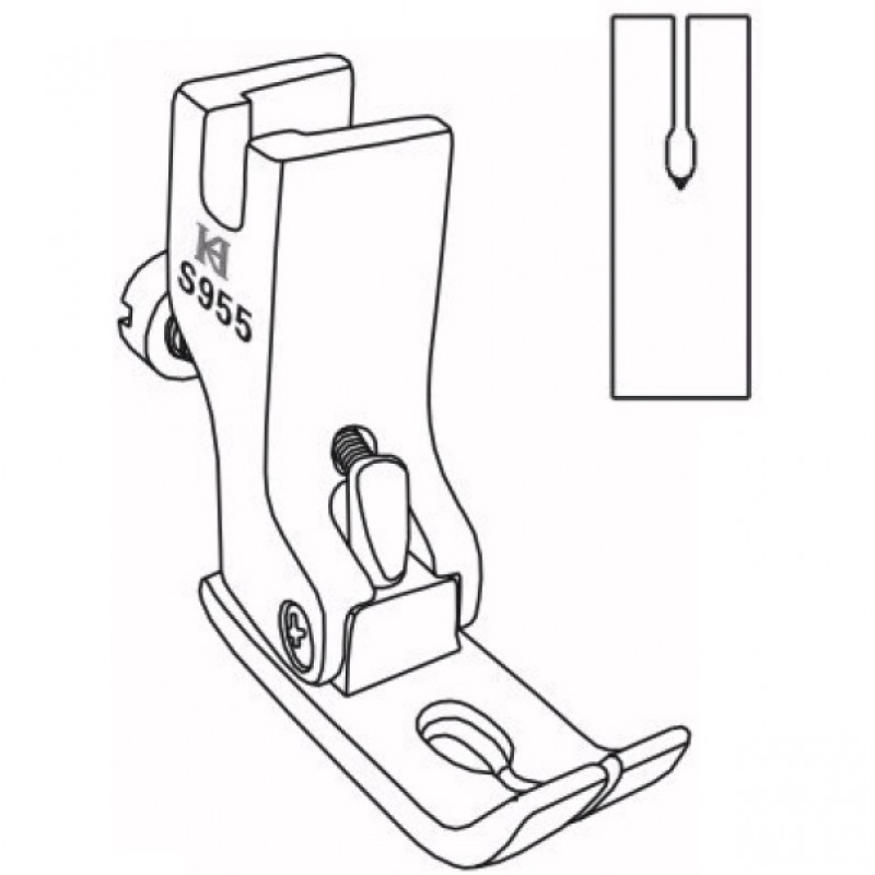 S955 Shirring Feet — Finely Adjustable Shirring Feet