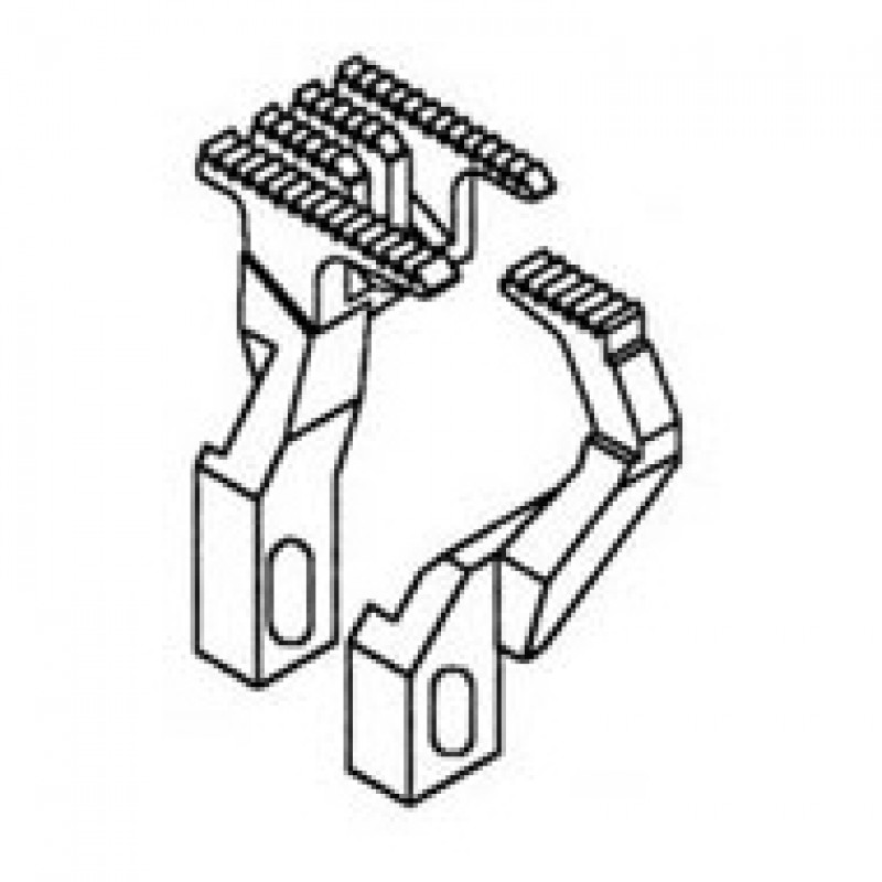 15-812 Main Feed Dog + 15-811 Differential Feed Dog — Feed Dog for Kansai Special Coverstitch Machine Suitable for machine: