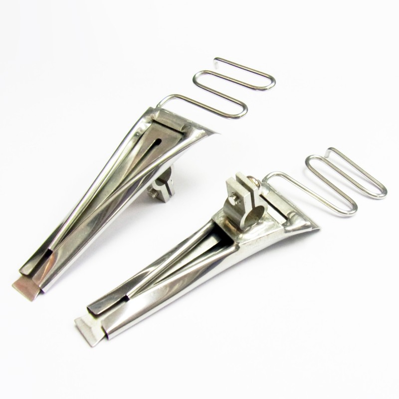 KHF72 Tape Attach Folder — Multi Tape Attach Folder Applicable Parts : 1. Multi-needle Gauge Set for Kansai Special 2. KHF112 Bracket