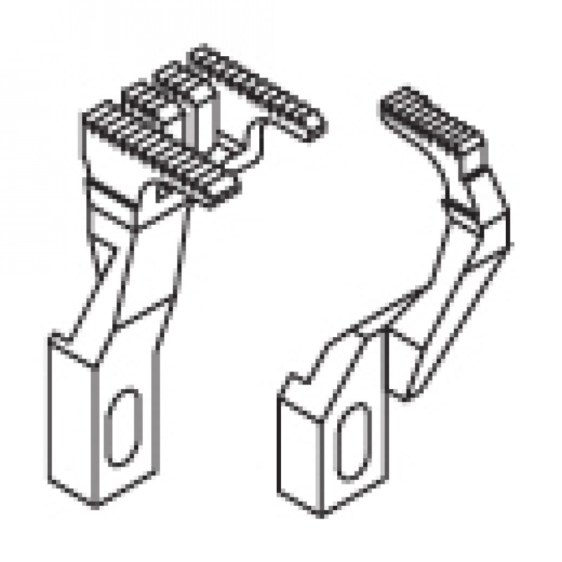 257210-16F Main Feed Dog + 257262-16F Differential Feed Dog — Feed Dog for Pegasus Coverstitch Machine Suitable for machine:
