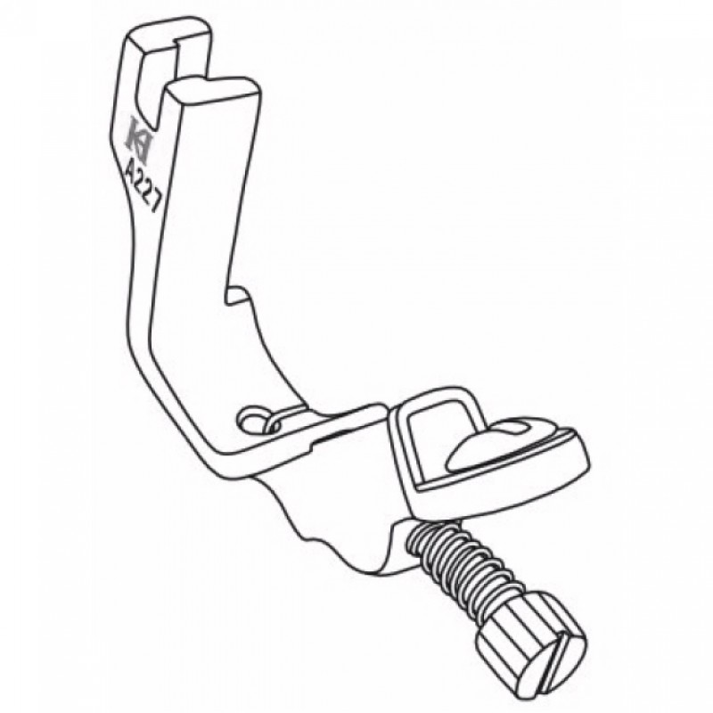 A227 (S537) Shirring Feet — Elastic Shirring Feet