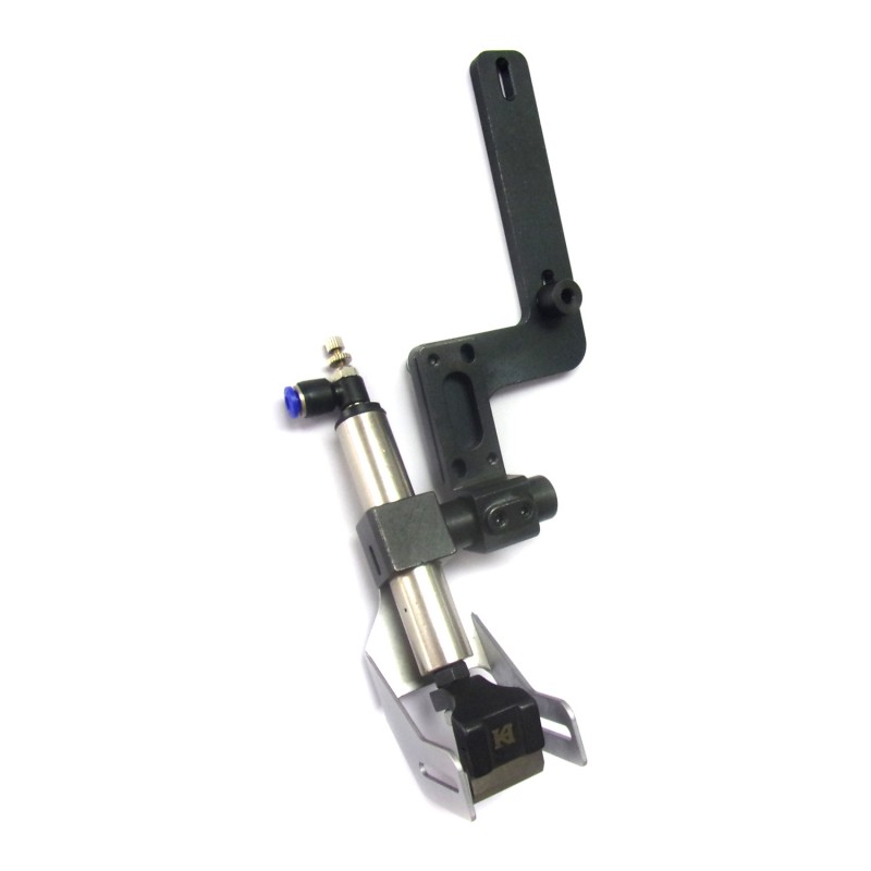 KCR-457 Pneumatic Cutter — Pneumatic Cutter for Singer 457 Can be used for cutting tape, thread, spaghetti, etc. One (button/knee/pedal) switching operation can replace the function of auto-thread trimmer. The cutting manpower can be avoided, the time and the cost can be saved. Whole set include: