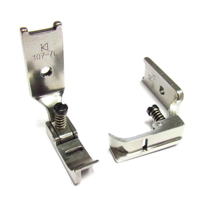 107-7L Guiding Foot — Left Guiding Foot for Singer / Juki Zigzag Machine Needle Hole Width : 6mm Pres…