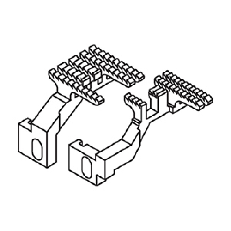 3509037 Main Feed Dog + 3509039 Differential Feed Dog — Feed Dog for Yamato Coverstitch Machine (for 2 Needles) Suitable for machine: