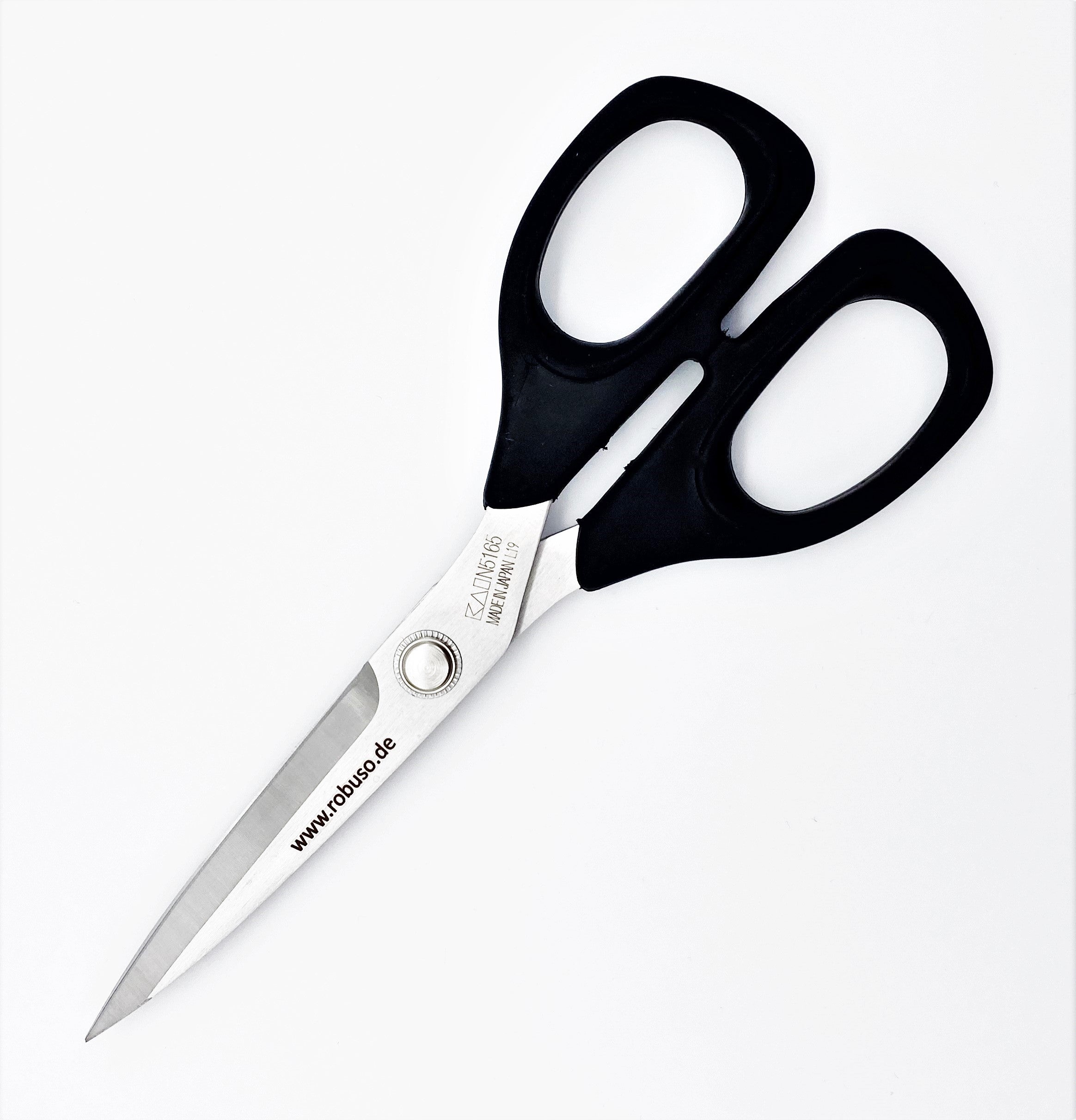 KAI sewing scissors 2215/2/R/6.5", bent up & serrated