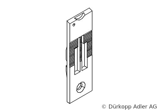 0249 001820 A — throat plate