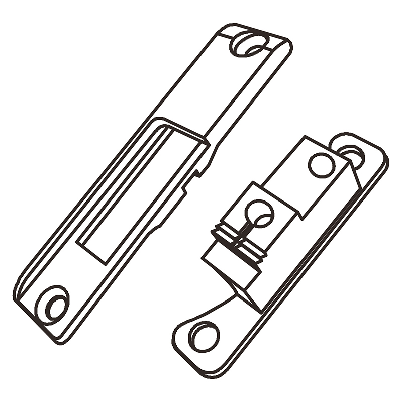 KH2810-NPB Needle Plate + KH467B-FD Feed Dog — Binding Needle Plate and Feed Dog for Juki LU-2810A / LU-2810S *For Juki LU-2810-7 with thread trimmer, please use KH867-BNP needle plate + KH467B-FD feed dog.