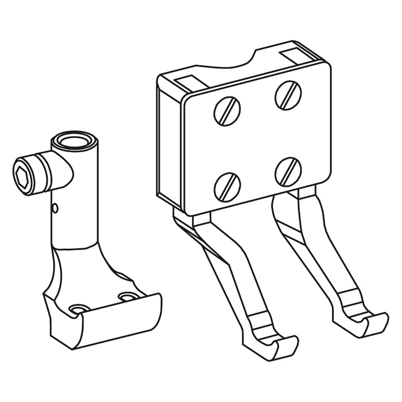 KP867CD Compensating Feet — Double Needle Compensating Feet Set (KP867COD + KP867CD-I)