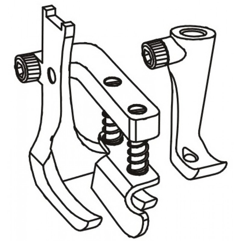 GR1510H Guiding Feet — Deeper right guide with balancing spring for EXTREME HEAVY DUTY