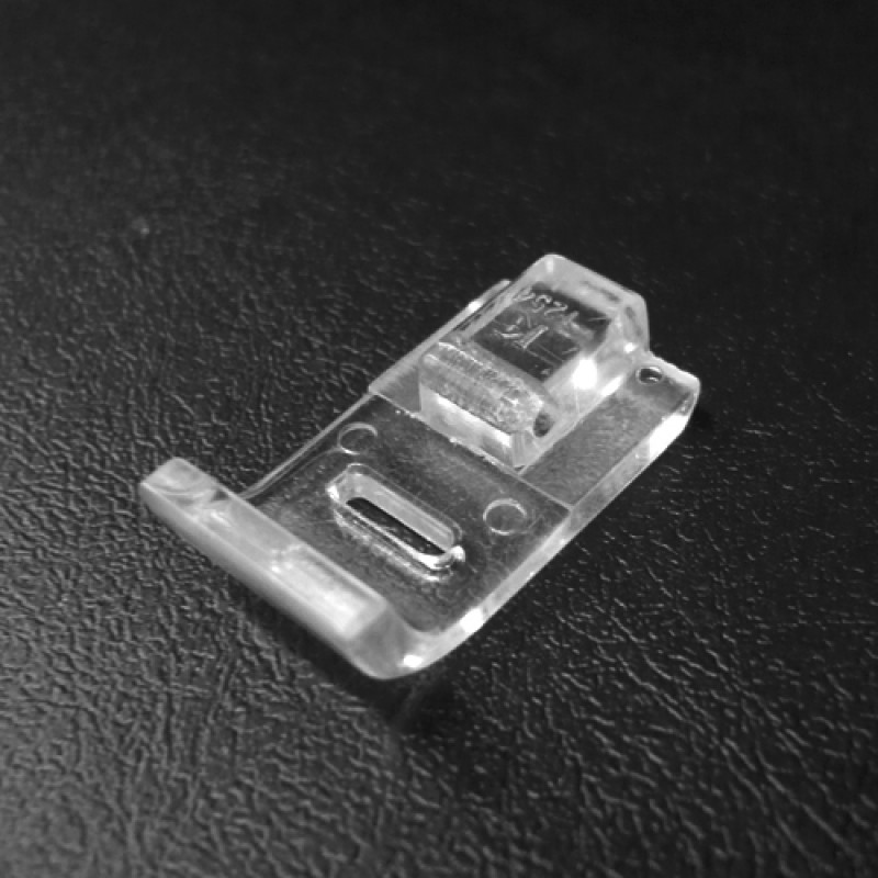 T-254 Plastic Presser Feet — Presser Foot Width : 15 mm Needle Hole Size : 8 mm x 1.5 mm
