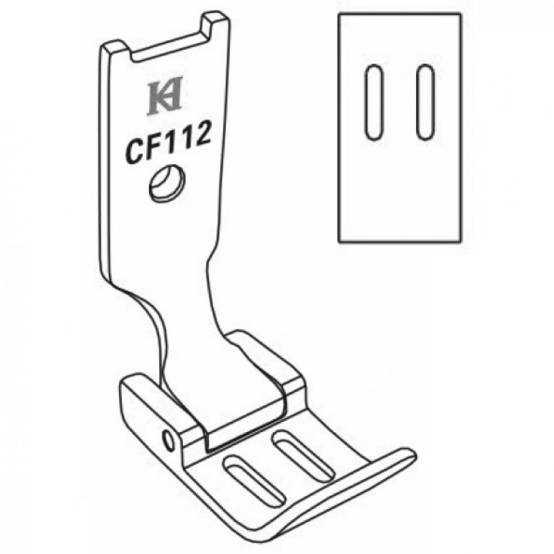 CF112 Anti-Static Feet — Anti-Static Feet for Double Needle Machine