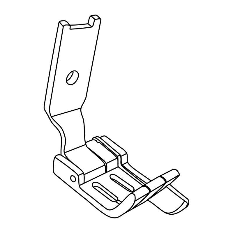 PR112 Guiding Foot — Right Guiding Foot for Double Needle Machine
