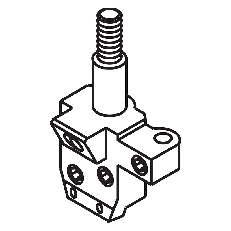 257517 Needle Clamp — Needle Clamp for Pegasus Coverstitch Machine Suitable for machine: