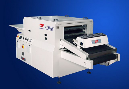 MARTIN GROUP OLX600N-SH/OT-R Дублирующий пресс проходного типа с системой возврата  для деталей сорочек