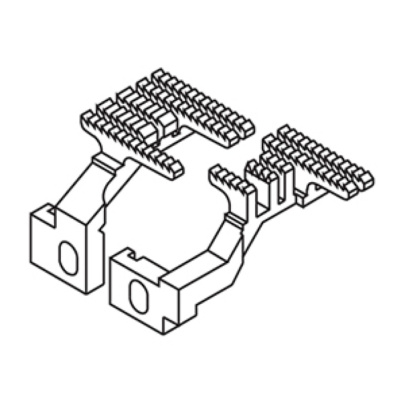 3509037 Main Feed Dog + 3509036 Differential Feed Dog — Feed Dog for Yamato Coverstitch Machine (for 3 Needles) Suitable for machine: