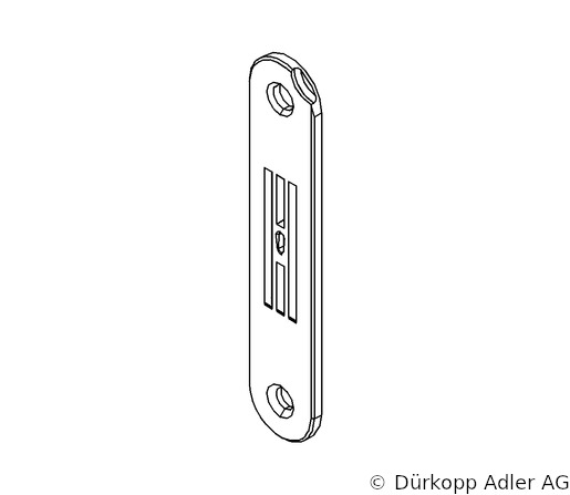 0933 005711 — throat plate