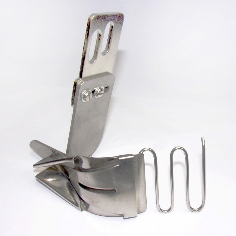 KHF26 Binder — Suspended Binder for Large-sized Cylinder Bed Machine (Raw Edge) For thin leather and plastic materials. Applicable Parts : Cylinder-bed Machine Presser Foot for Binder