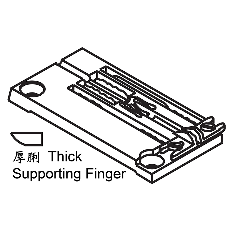 Y3508021L Needle Plate — Needle Plate for Yamato Coverstitch Machine Suitable for machine: