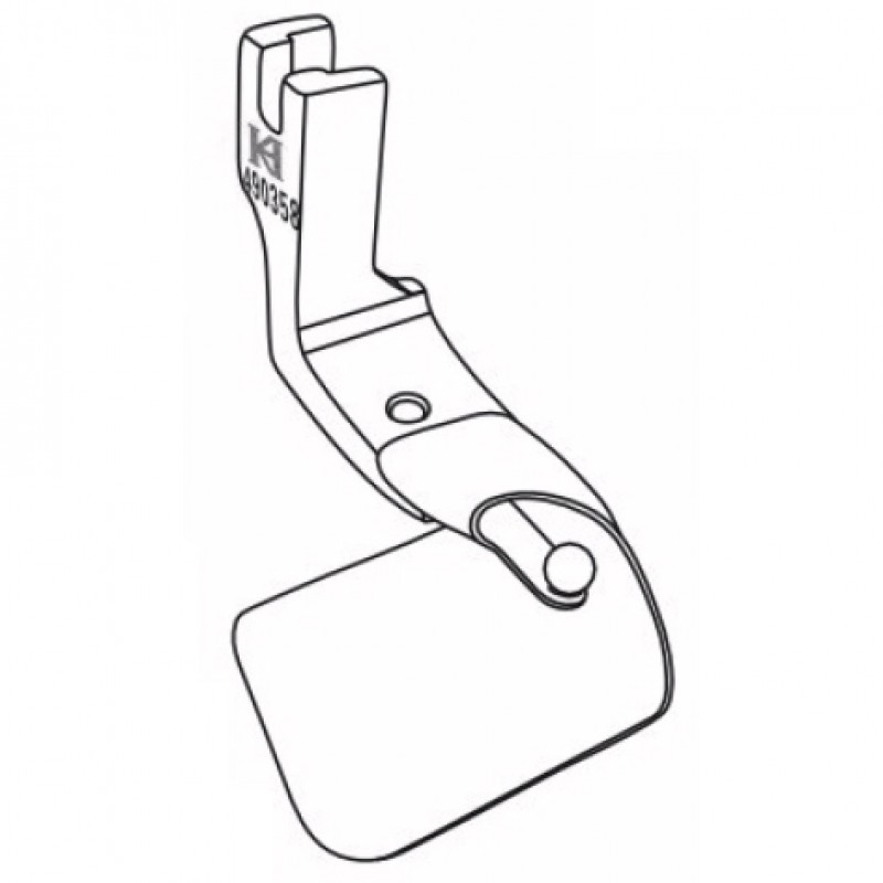 490358(H6010) Ball Hemmer Feet — Ball Hemmer Feet (Double Fold Upturn)