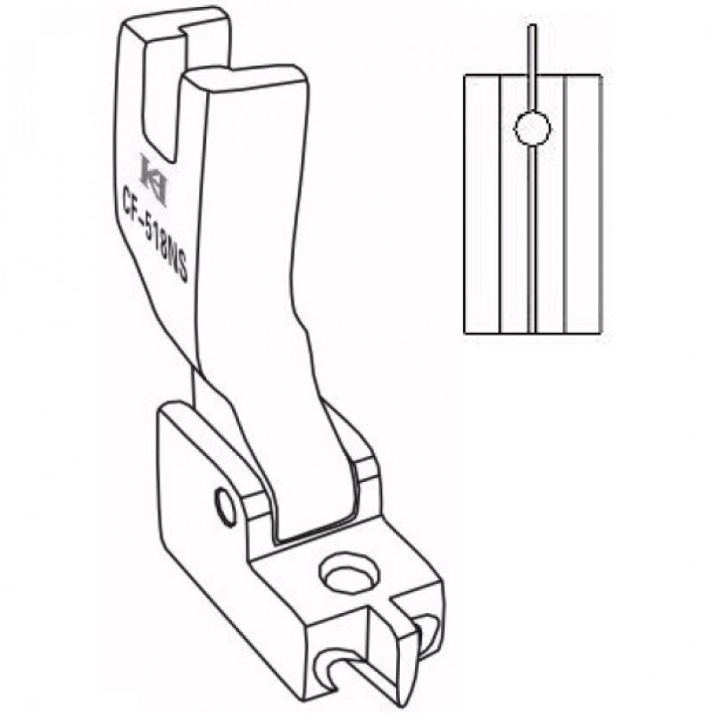 CF-518NS Anti-Static Invisible Zipper Feet