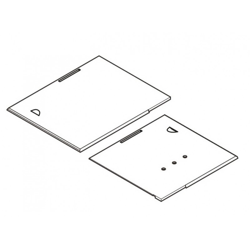 0867-140010 + 0867-140040 Left & Right Slide Plate — 4-6mm left & right slide plate for KH867-DNP