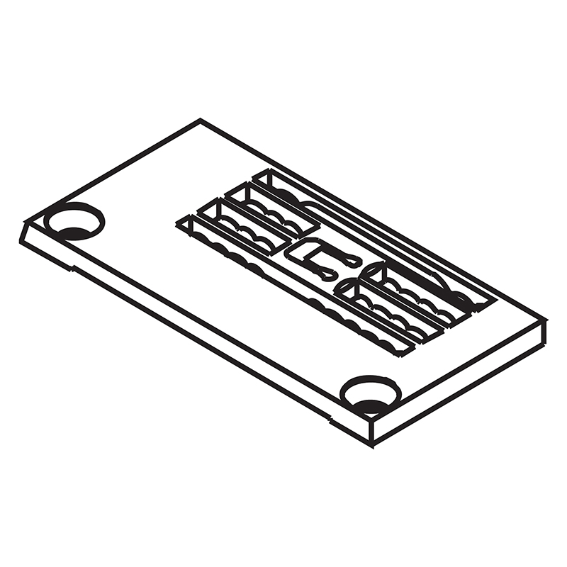 Y3108130 Needle Plate — Needle Plate for Yamato Coverstitch Machine Suitable for machine: