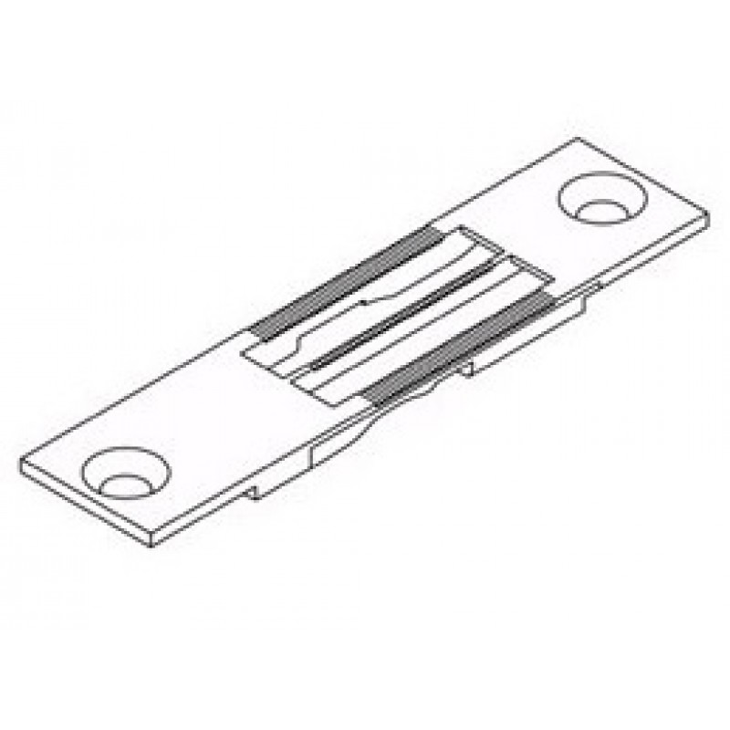 KH1230-NP Needle Plate — Double Needle Plate for Durkopp Adler 1230i *For 3.5, 5mm needle plate, there is no center bar on it.