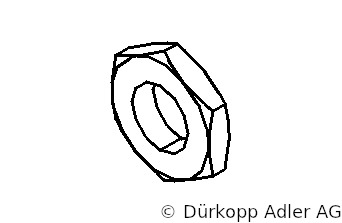 0216 000103 — hexagonal nut