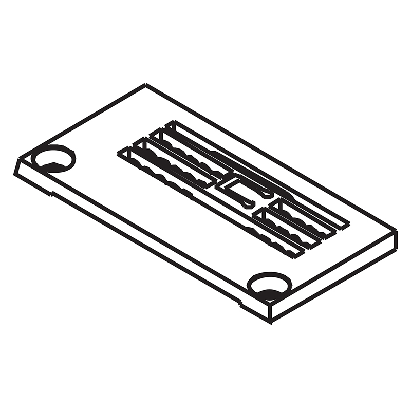 Y93410 Needle Plate — Needle Plate for Yamato Coverstitch Machine Suitable for machine: