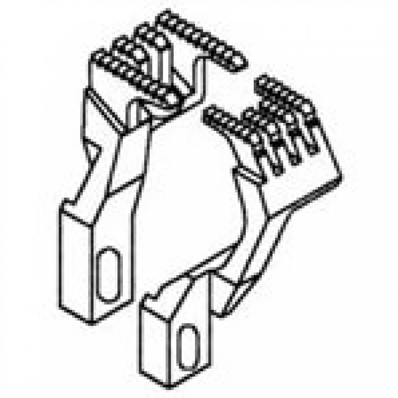 257200-16F Main Feed Dog + 257250-16F Differential Feed Dog — Feed Dog for Pegasus/Brother Coverstitch Machine Suitable for machine: