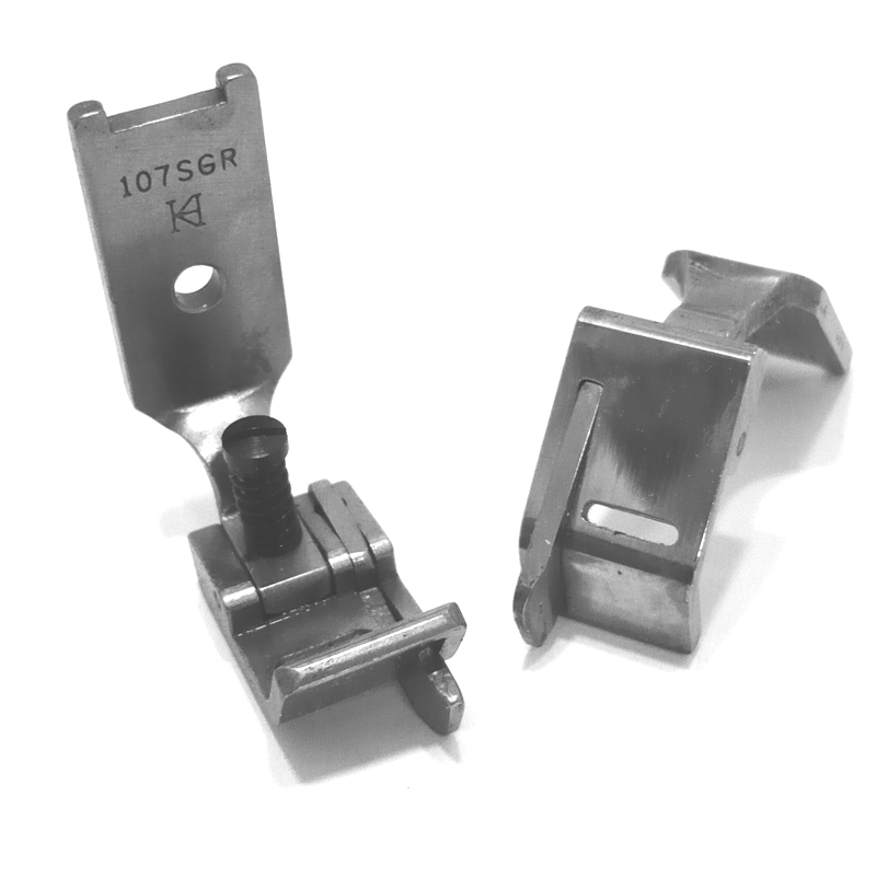 107SGR Guiding Foot — Right Guiding Foot for Singer / Juki Zigzag Machine Needle Hole Width : 7.5mm P…