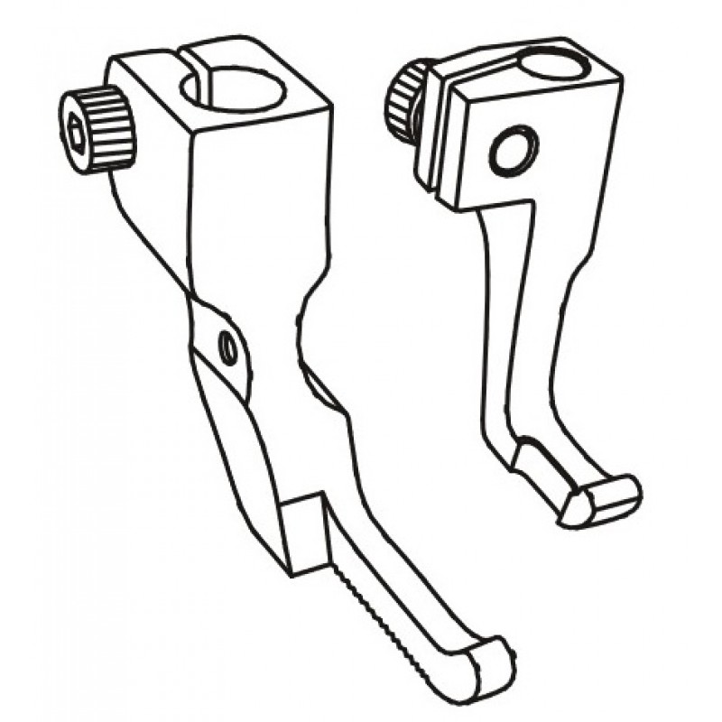KP295LN Cording Feet — Stitching on edges at the left side of needle