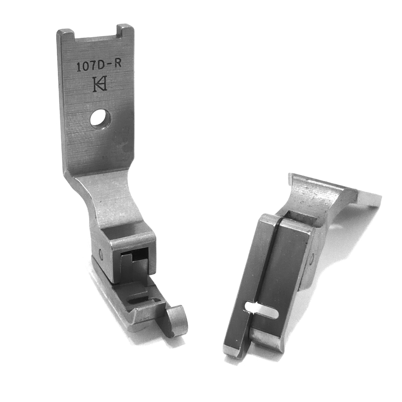 107-DR Right Compensating Foot — Left Guiding Compensating Foot for Singer / Juki Zigzag Machine Needle Hole Wid…