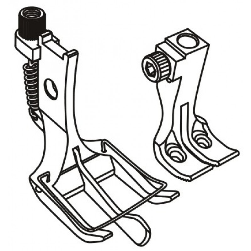 KP1560 Presser Feet — Spring Type Center Guide Feet Set