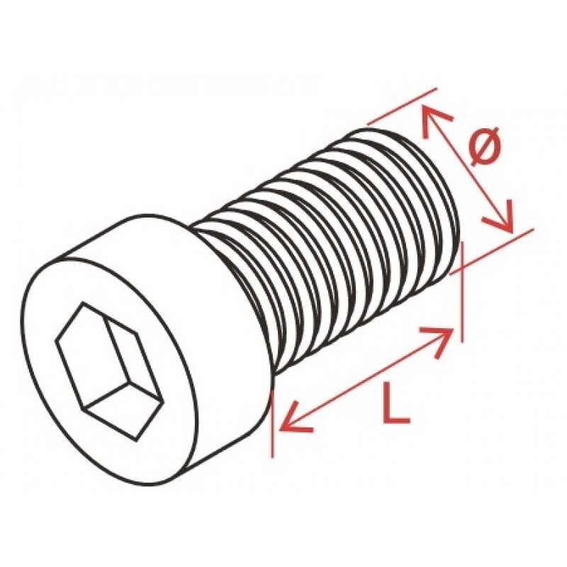 Head Cap Screws (10pcs/pack) — *Price is marked per package. 10pcs per package.