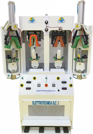 Elettrotecnica BC Mod 419F / 2CF Back-part moulding machine with 2 hot stations and 2 cold stations