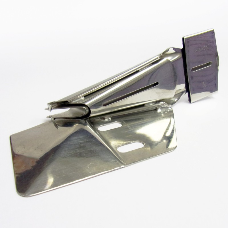 KHF74 Edge Binder — Edge Binder for Single Needle Machine Applicable Parts : 1. KL-13 2. CKL-13 3. KH7 4. Special Needle Plate & Feed Dog for Folders