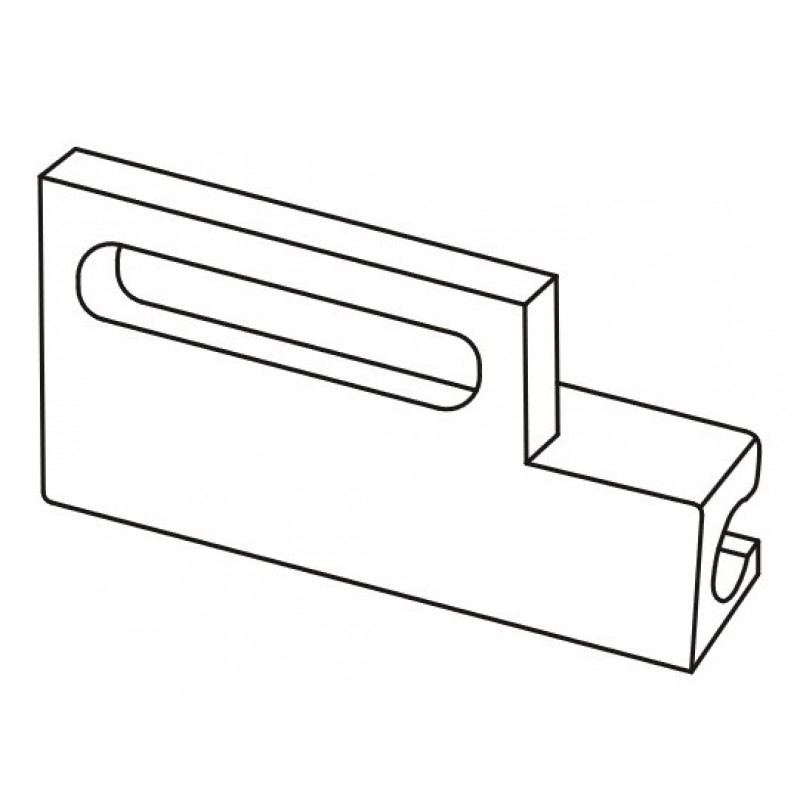 KB-8 Bracket Part — Bracket Part of Edge Guide KG767LR, KG867D, KG867E *The relevant mounting brackets are required for different machine models.