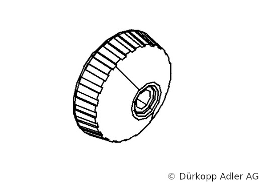 0381 110230 — рифлёная гайка — Гайка с накаткой