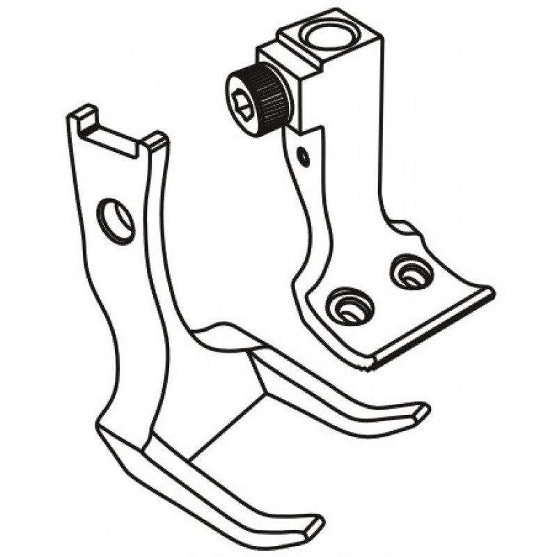 KP1296UD Presser Feet — Double Needle Feet