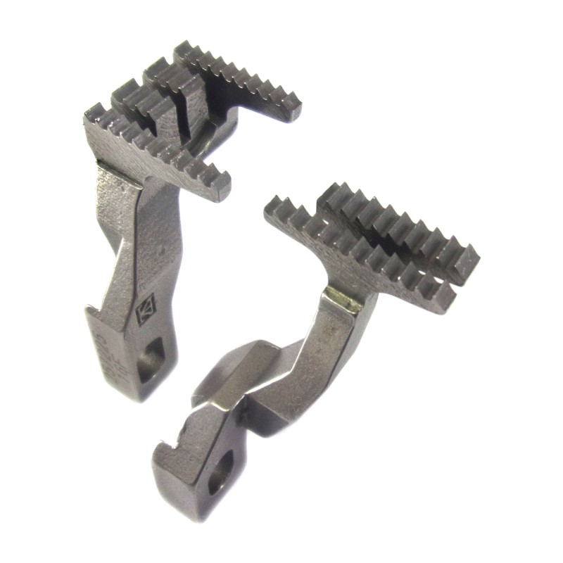 257225-16FO Main Feed Dog + 257268-16FO Differential Feed Dog — Feed Dog for Pegasus Coverstitch Machine Suitable for machine: