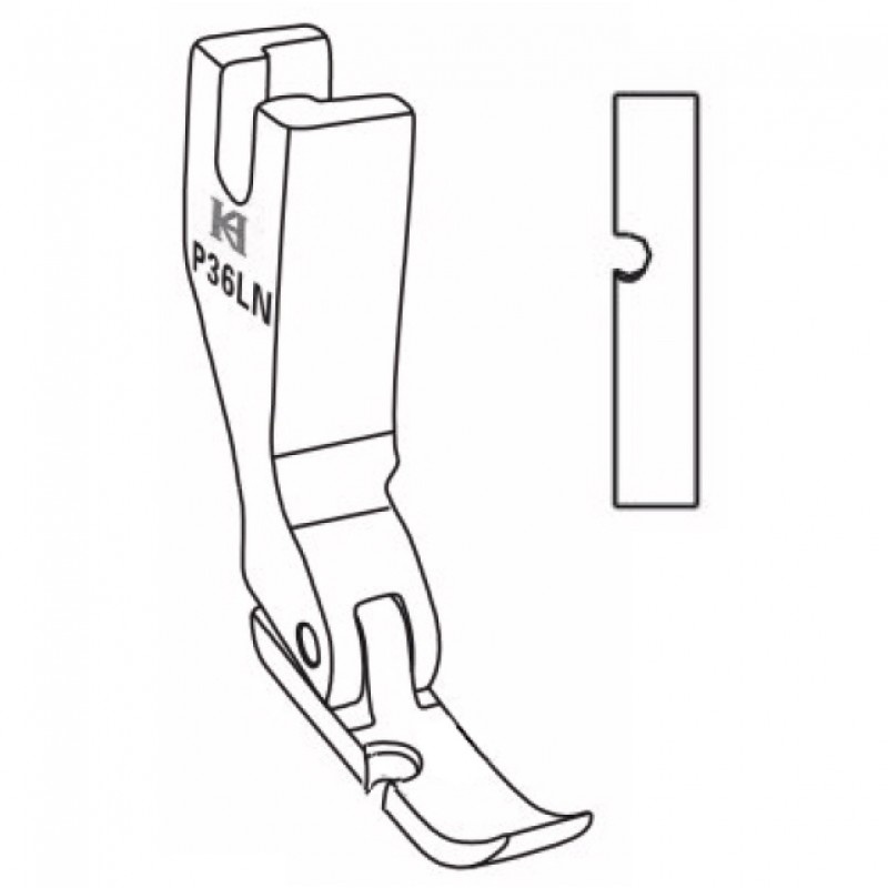 P36LN Cording Feet — Left Cording Feet (Narrow)