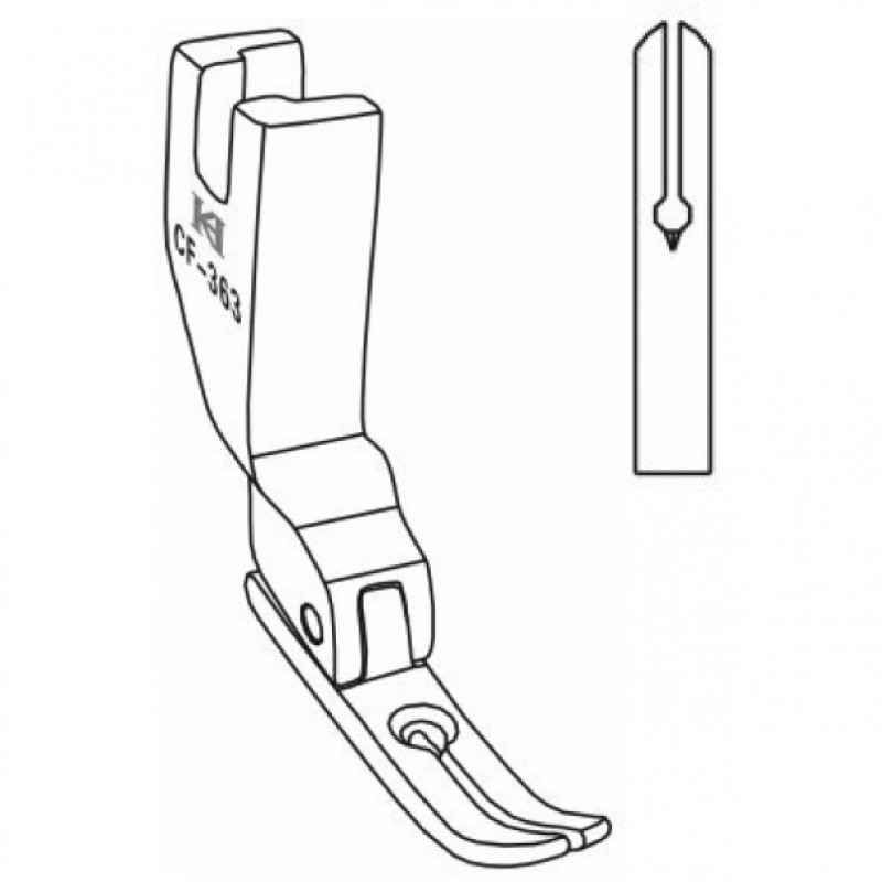 CF-363 Anti-Static Zipper Feet — Anti-Static Zipper Feet