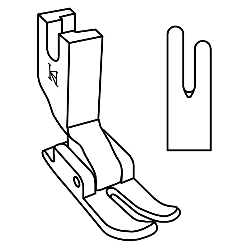 P351-NF Up Tail Feet — Needle Feed Up Tail Feet