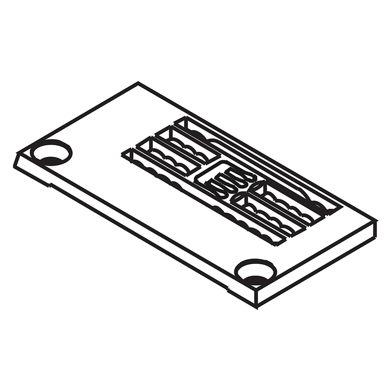 Y3108136 Needle Plate — Needle Plate for Yamato Coverstitch Machine Suitable for machine: