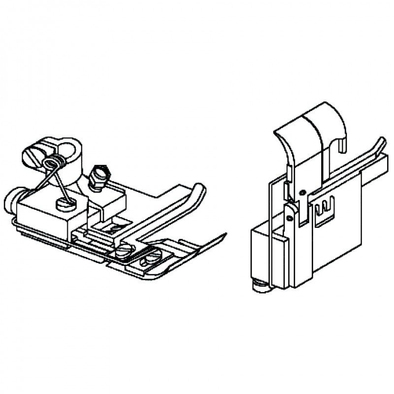 Y95314 Presser Foot — Presser Foot for Coverstitch Machine Presser Bar Internal Diameter: 6.0mm Suitable for machine: