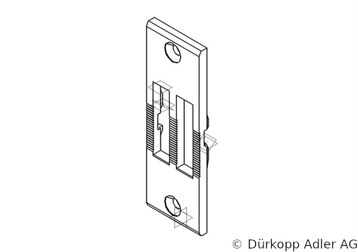 0221 202050 — throat plate