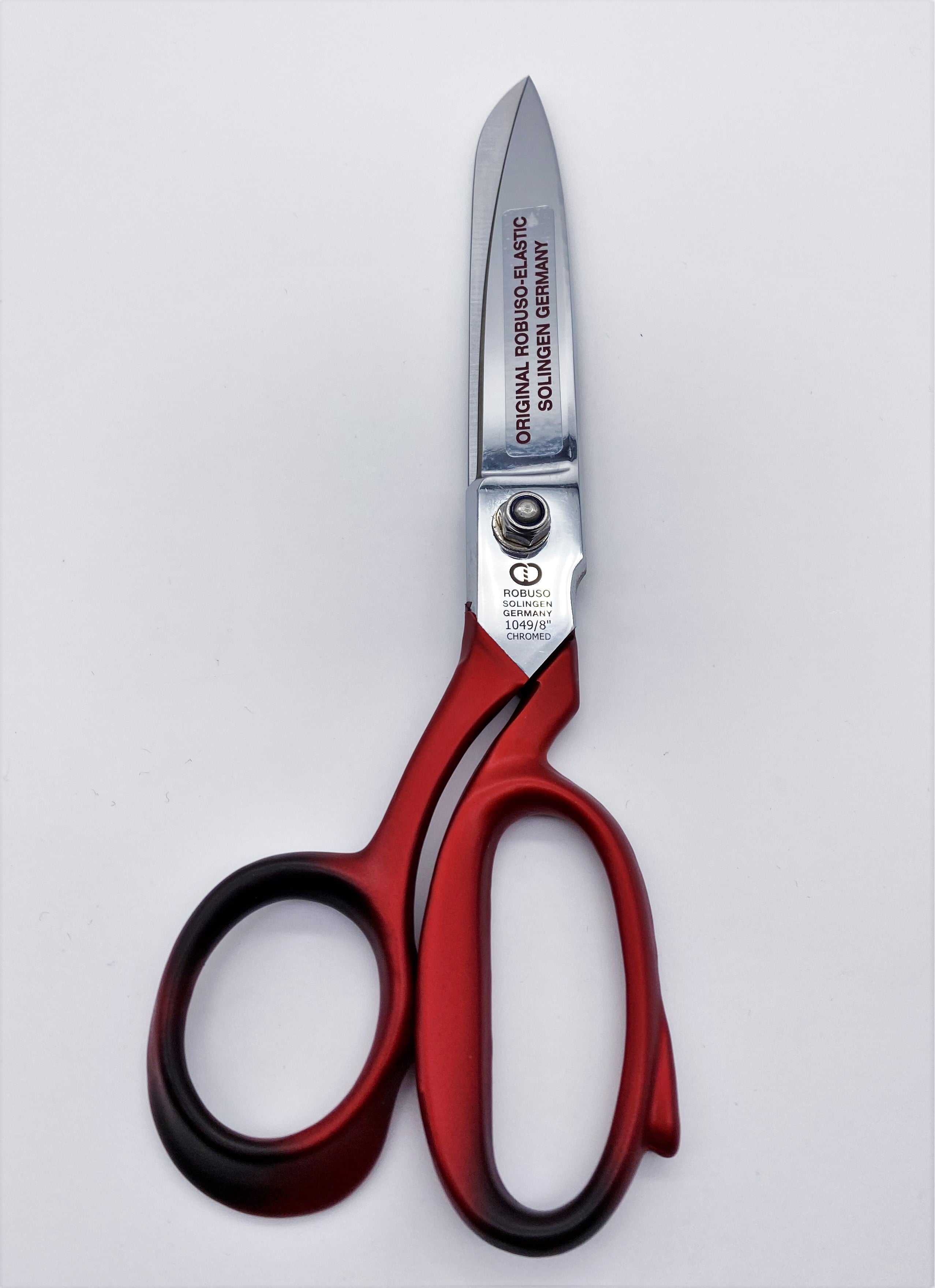 ROBUSO-ELASTIC ножницы для левшей, хромированные, с зубчатой кромкой, 1049/CR/8"