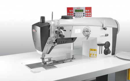 PFAFF 2545 BASIC -17 с окантовкой Специальные высокоскоростные швейные машины с синхронной подачей, вертикальным челноком и синхронизированной с подачей окантовки