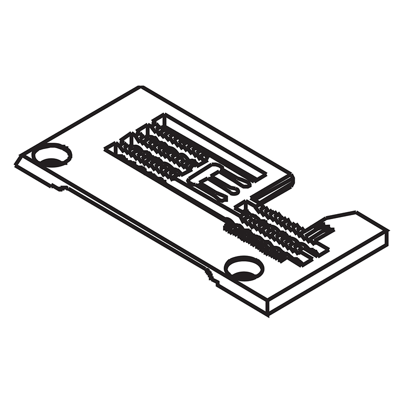 Y95278 Needle Plate — Needle Plate for Yamato Coverstitch Machine Suitable for machine: